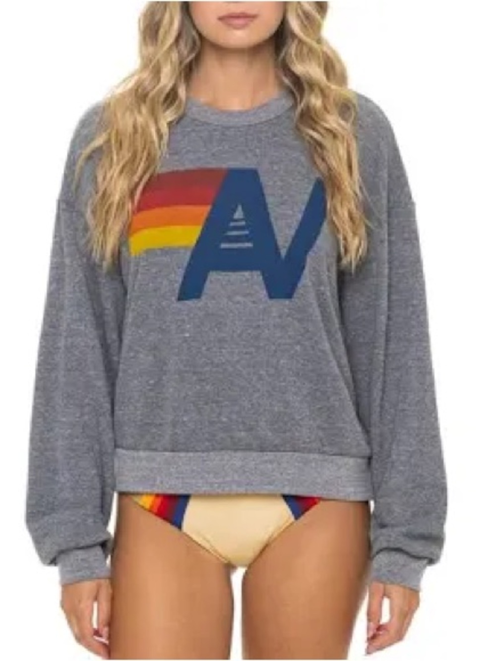 Aviator Nation Relaxed Crew Sweatshirt
